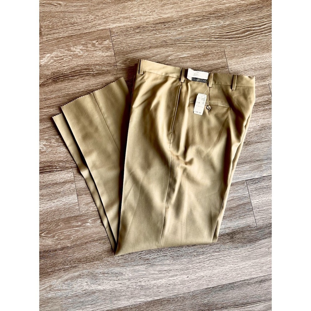 Jos. A. Bank Executive Collection Wool Stretch‎ Dress Pants Beige 38 SHT